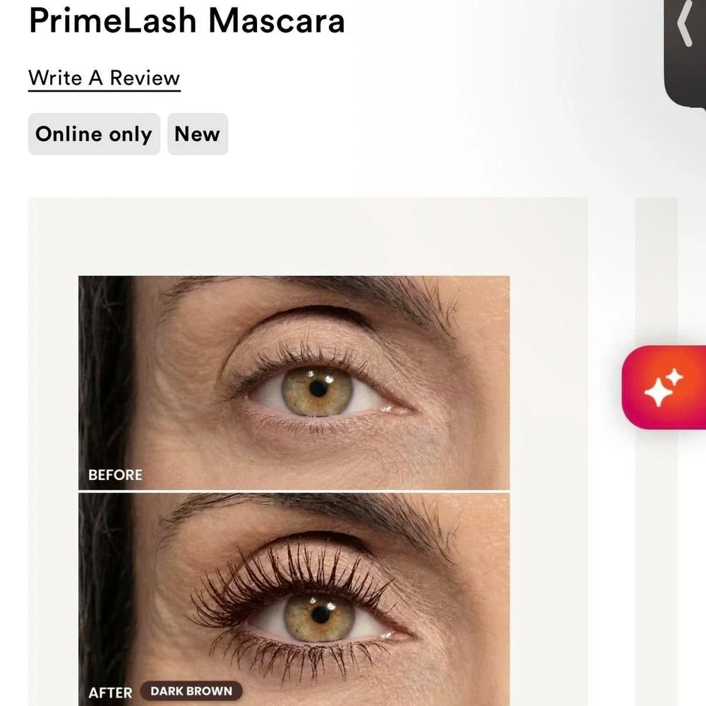 3 pieces Prime Prometics Primelash Mascara BROWN Lengthening Volumizing